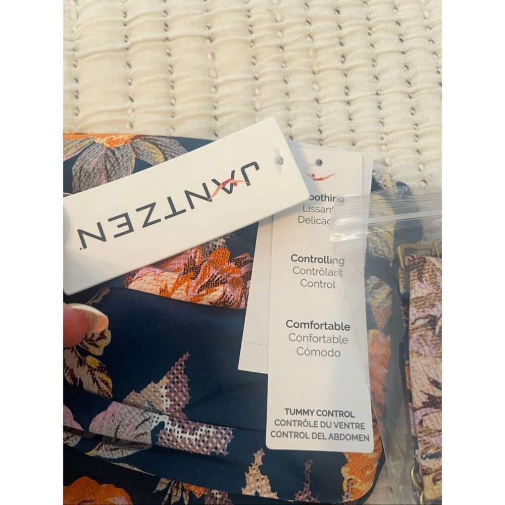 Jantzen Vamp Swim Dress with Removable Straps Tapestry Rose Size 10 NEW NWT - Picture 6 of 13